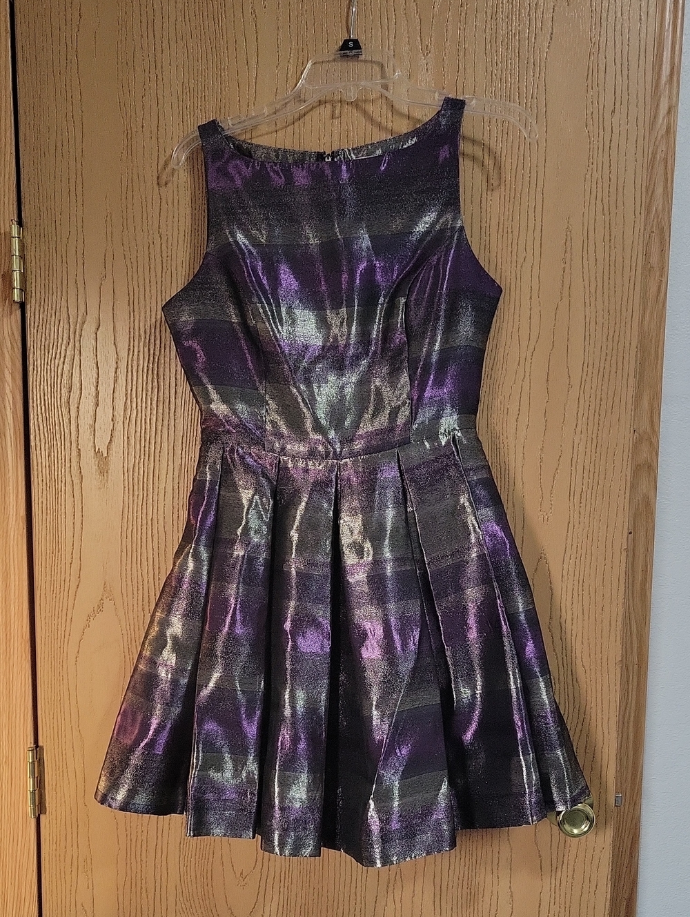 Purple & Silver Dress